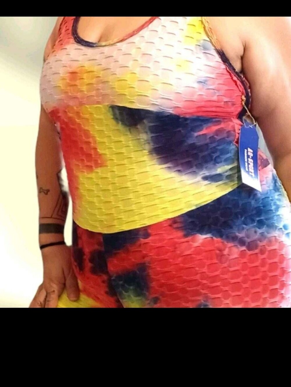 Plus Size Multi Color Jumpsuit -1X